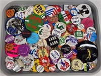 ASSORTED LOT OF VINTAGE PINBACK BUTTONS