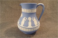 WEDGWOOD Blue Jasperware Etruscan Pitcher