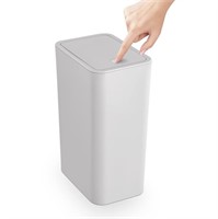 W289  Bathroom Trash Can with Lid 2.6 Gallon