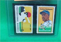 2x Vintage USPS Baseball Stamps W/ Jackie Robinson