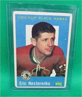 Eric Nestrenko 1959-60 Topps #1 Chicago Blackhawks