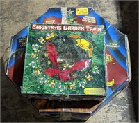 (A) Christmas train (14" diameter track) and a