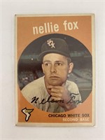 1959 Topps Baseball Card - Nellie Fox #30