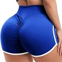 High Waisted Booty Shorts - Scrunch Butt Lifting