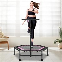 ONETWOFIT 45 Trampoline, Silent, Pink