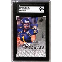 2009 Ud Spx Julian Edelman Rookie Silver Sgc 9