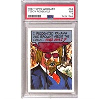 1967 Topps Who Am I Teddy Roosevelt Psa 7