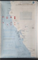 Marine Weather Service Chart, California, 1982,