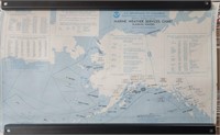 Marine Weather Service Chart, Alaskan Waters, 1982
