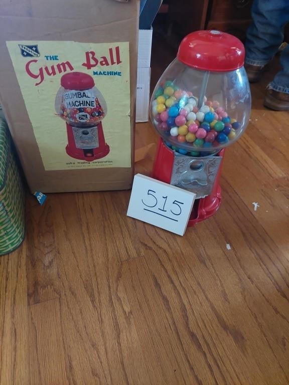 Gum ball machine