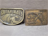 (2) Belt Buckles