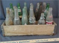 Soda Crate Full of Soda Bottles