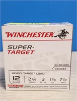 WINCHESTER 12 GA SHOT SHELLS #7 ½ , 25 RDS