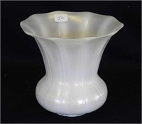 Steuben lampshade 5" vase - calcite