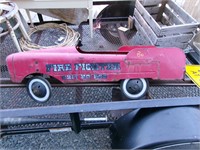 antique fire truck pedal car restore