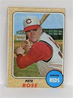 Pete Rose 1968 Topps Baseball Cincinnati Reds