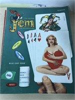 6 Men's Magazines (adult): Jem (dec., 1959)