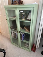 Painted Green Bookcase