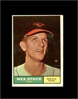 1961 Topps #26 Wes Stock EX to EX-MT+