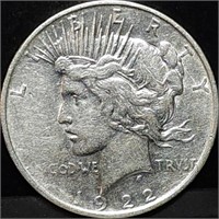 1922-D Peace Silver Dollar