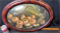 Oval framed picture