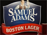 Nice Samuel Adams Metal Beer Sign - 16x14