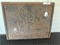 Cast Iron Fireplace Panel