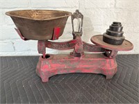 Cast Iron Scales With 5 Weights