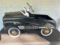 Late 1940's Style Police Pedal Car