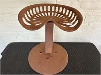 Rustic Farm Made Tractor Stool