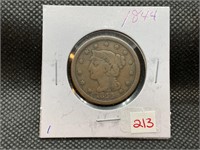 1844 LARGE CENT