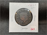 1831 LARGE CENT