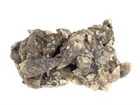 Oil Impregnated Calcite on Pyrite Specimen