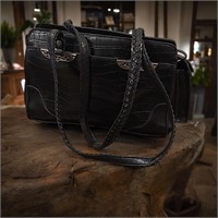 Maggie Barnes Style Black Handbag/Purse