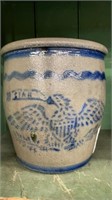 Vintage - Hamilton crock with Eagle - 8 inches