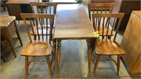 Ethan Allen Drop leaf table and 4 chairs