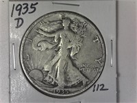 1935-D Walking Liberty Half Dollar