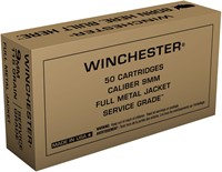 Winchester Ammo SG9W Service Grade  9mm Luger 115