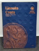 1909-1940 Lincoln Cent Album, 83 Different,
