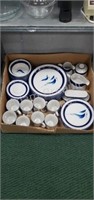 44 pieces Noritake stoneware sailboat theme