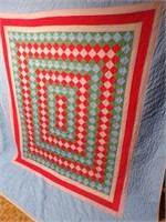 Diamond Patterned Large Quilt