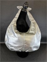 Nordstrom Silver Toned Bag w Bow