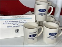 (8) Ford Attendance Award Mugs