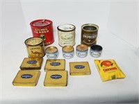 Large Lot Of 14 Mixed Tobacco Items