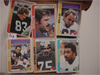365 different 1978 Topps football cards w/ stars