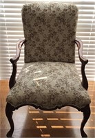 VINTAGE UPHOLSTERED ARM CHAIR