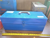 Tool Box w/ Sockets, Slip Pliers & more