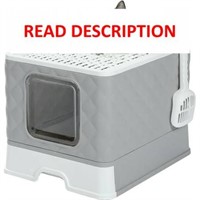 PAWZ Road Cat Litter Box  Large  Gray