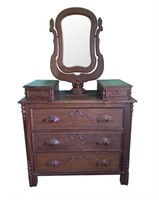 Walnut Victorian Dresser (see description)