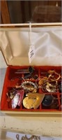 Misc Lot Of Jewelry With Case